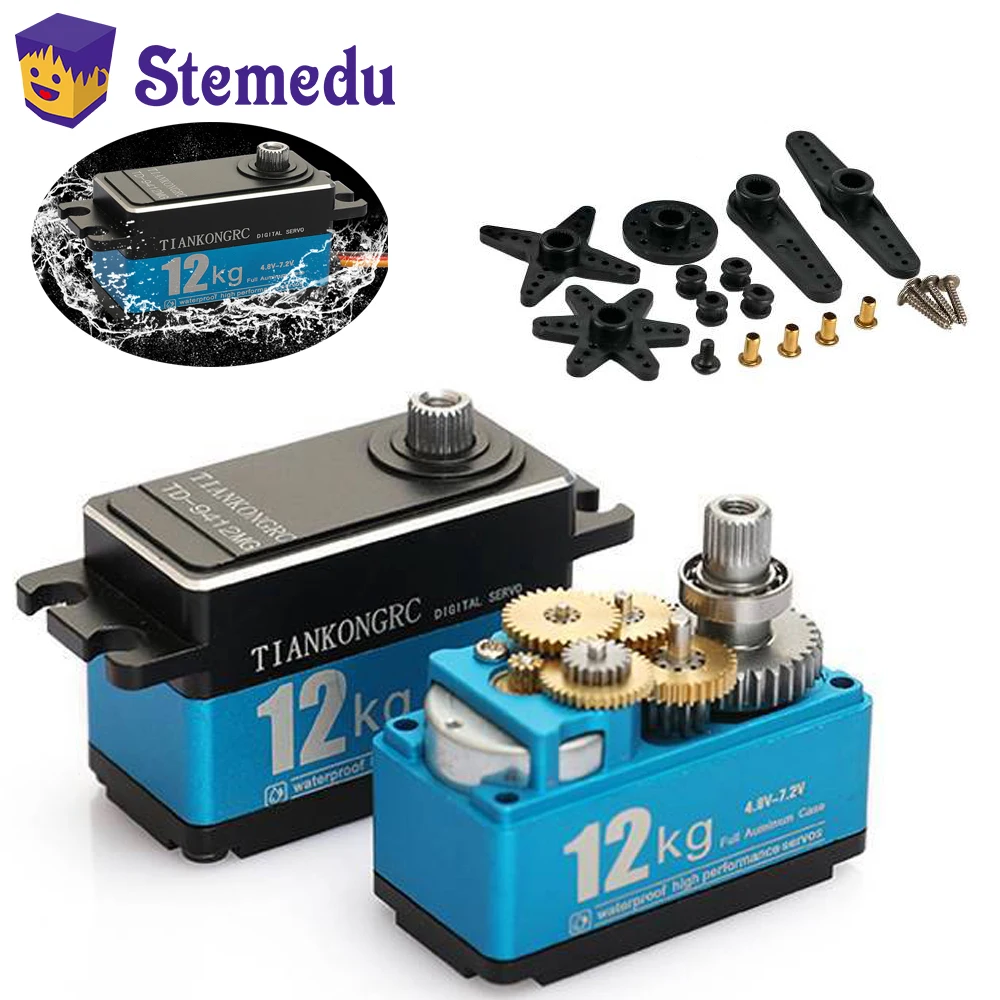 Rc Car Servo - 12KG TD-9412MG High Torque Full Metal