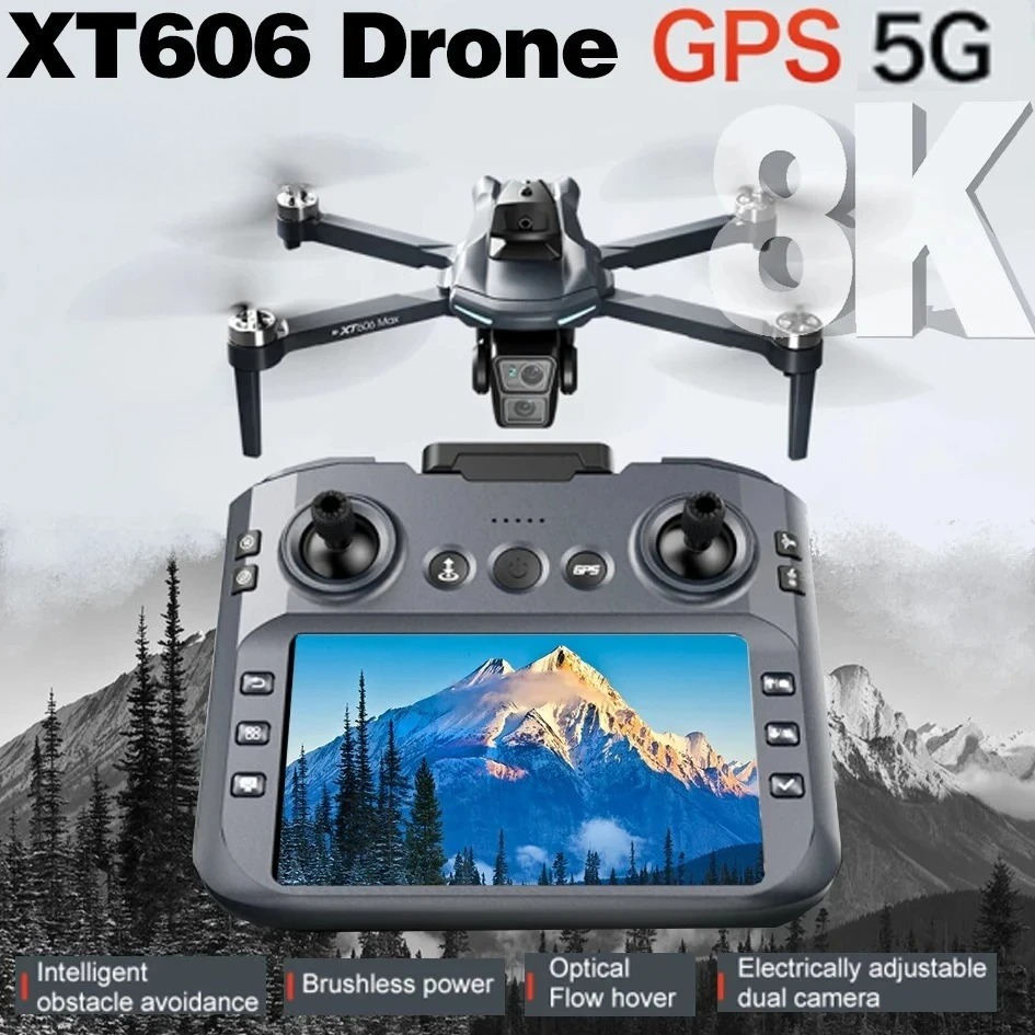 Drone Gps Rc Tt36 - Original XT606 Drone Professional 8K HD