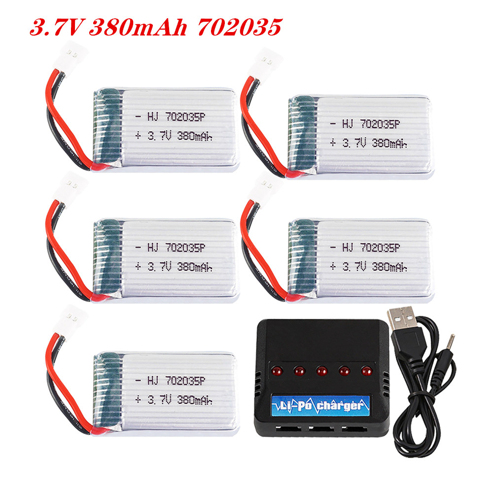 Lipo Battery Charger - 3.7V 380Mah 702035 Pin Lipo Pin