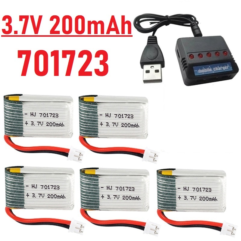 Lipo Battery Charger - Nâng Cấp 3.7V 200MAh Pin Sạc
