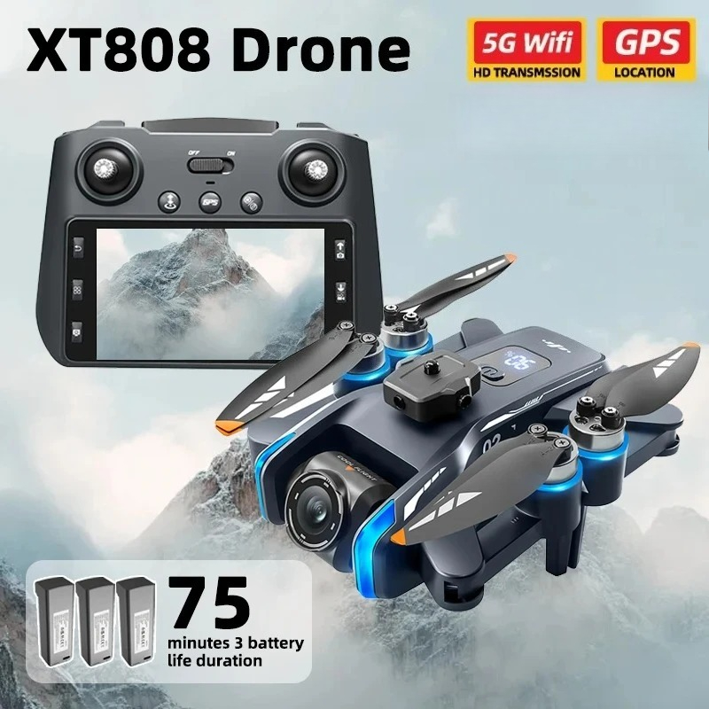 Drone Gps Rc Tt36 - Original XT808 Pro MAX Drone 4K