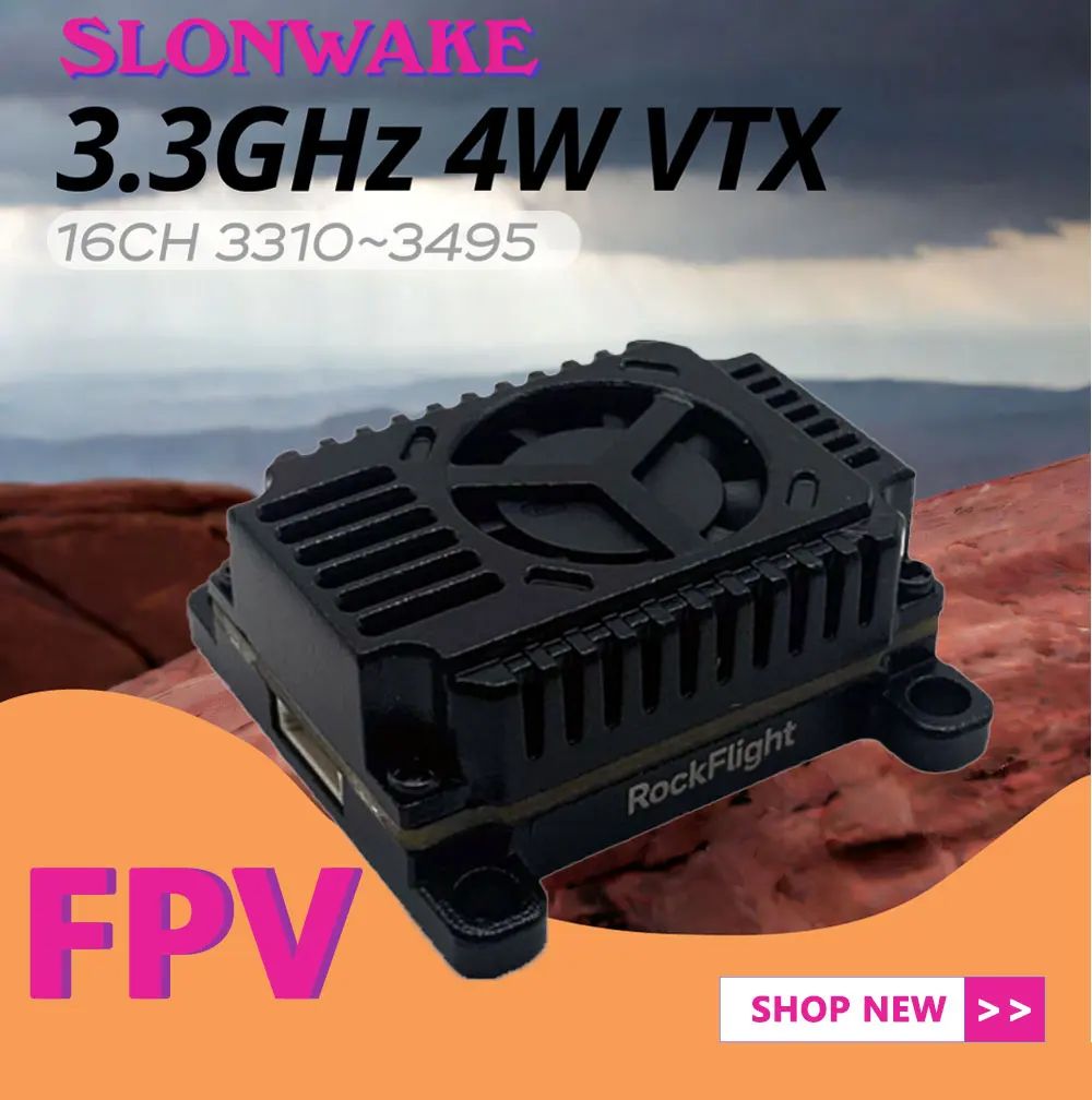 SLONWAKE FPV 3.3G 16CH 4000mW  - đánh giá và giá Rc Transmitter