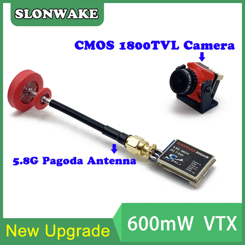 5.8G 48CH 600mW adjustable VTX - đánh giá và giá Rc Transmitter