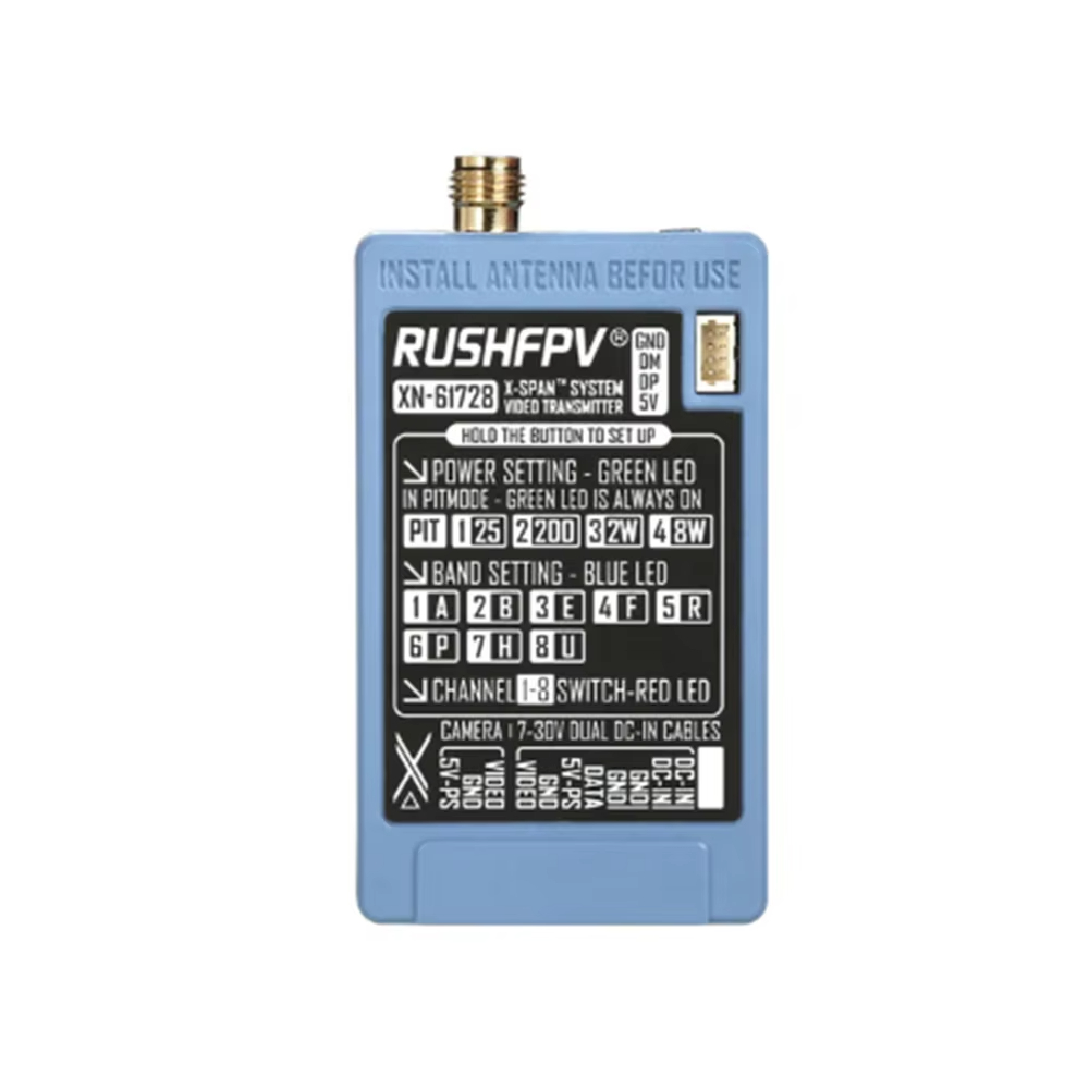 RUSHFPV 6.1‑7.2G 8W X61728 VTX - đánh giá và giá Receiver Rc Drone