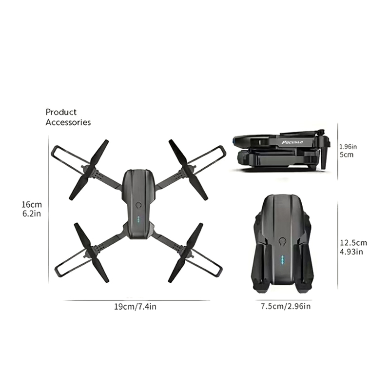 E99 Pro Mini RC Drone FACEGLE  - đánh giá và giá Drone Rc E99 Pro