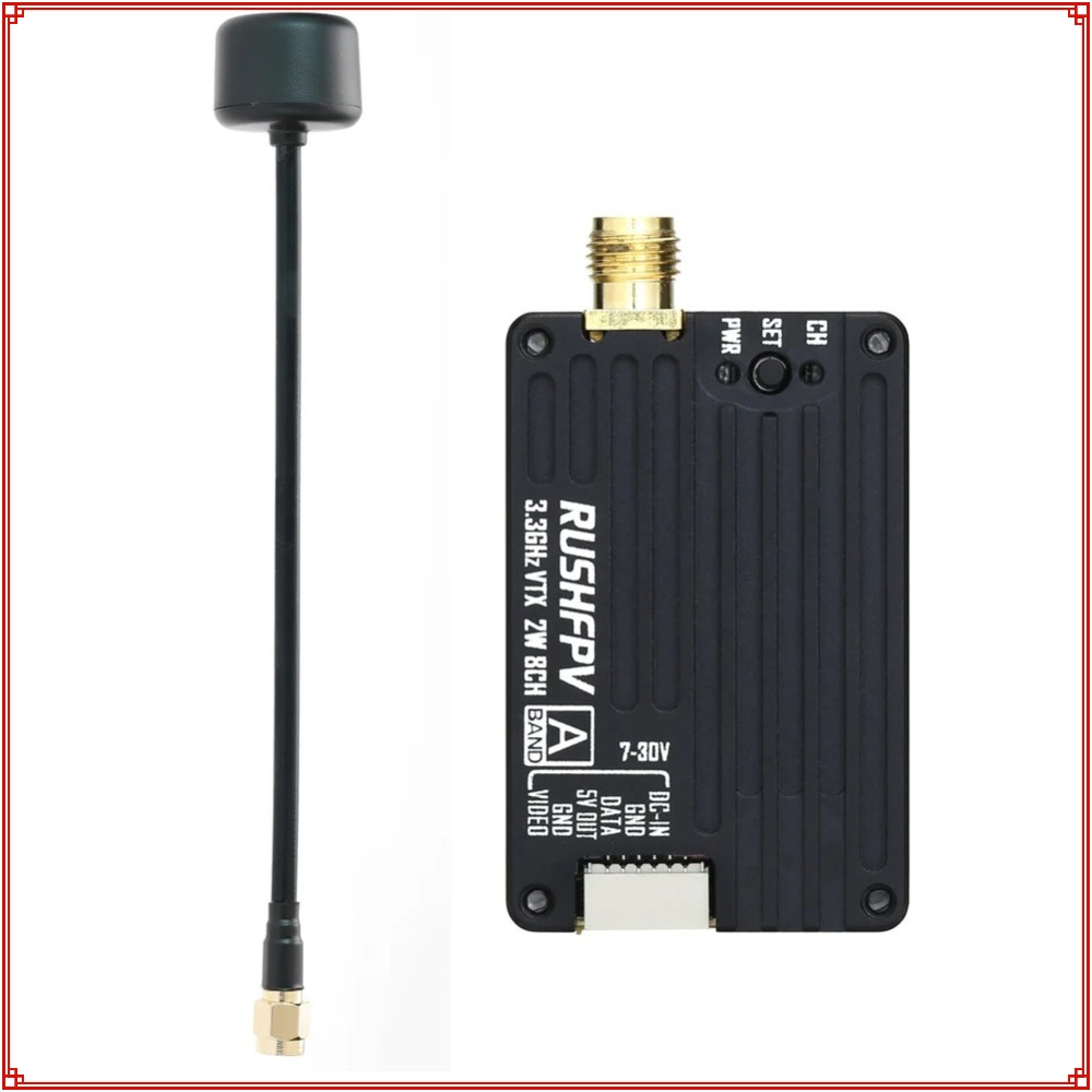 2026 New RUSHFPV 3.3G 2W VTX T - đánh giá và giá Rc Transmitter