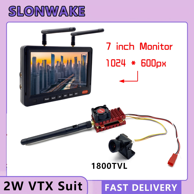 SLONWAKE 5.8G 2W VTX FPV 1800T - đánh giá và giá Telemetry Module Rc