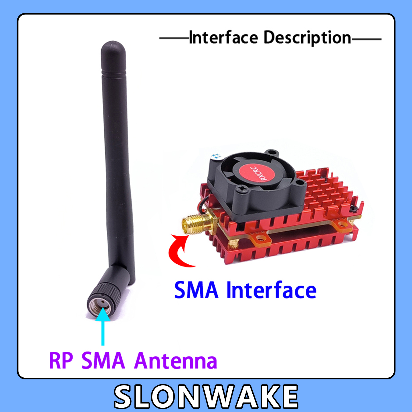SLONWAKE 5.8G 2W VTX FPV 1800T - đánh giá và giá Telemetry Module Rc