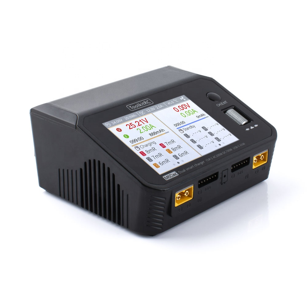 Toolkitrc M6DAC 350W X 2 USB-C - đánh giá và giá Lipo Battery Charger