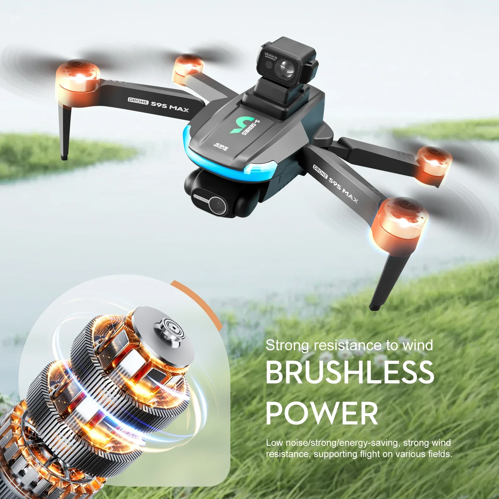 NEW S9S MAX MINI Drone 4K 2-Ax - đánh giá và giá Gps Module Drone