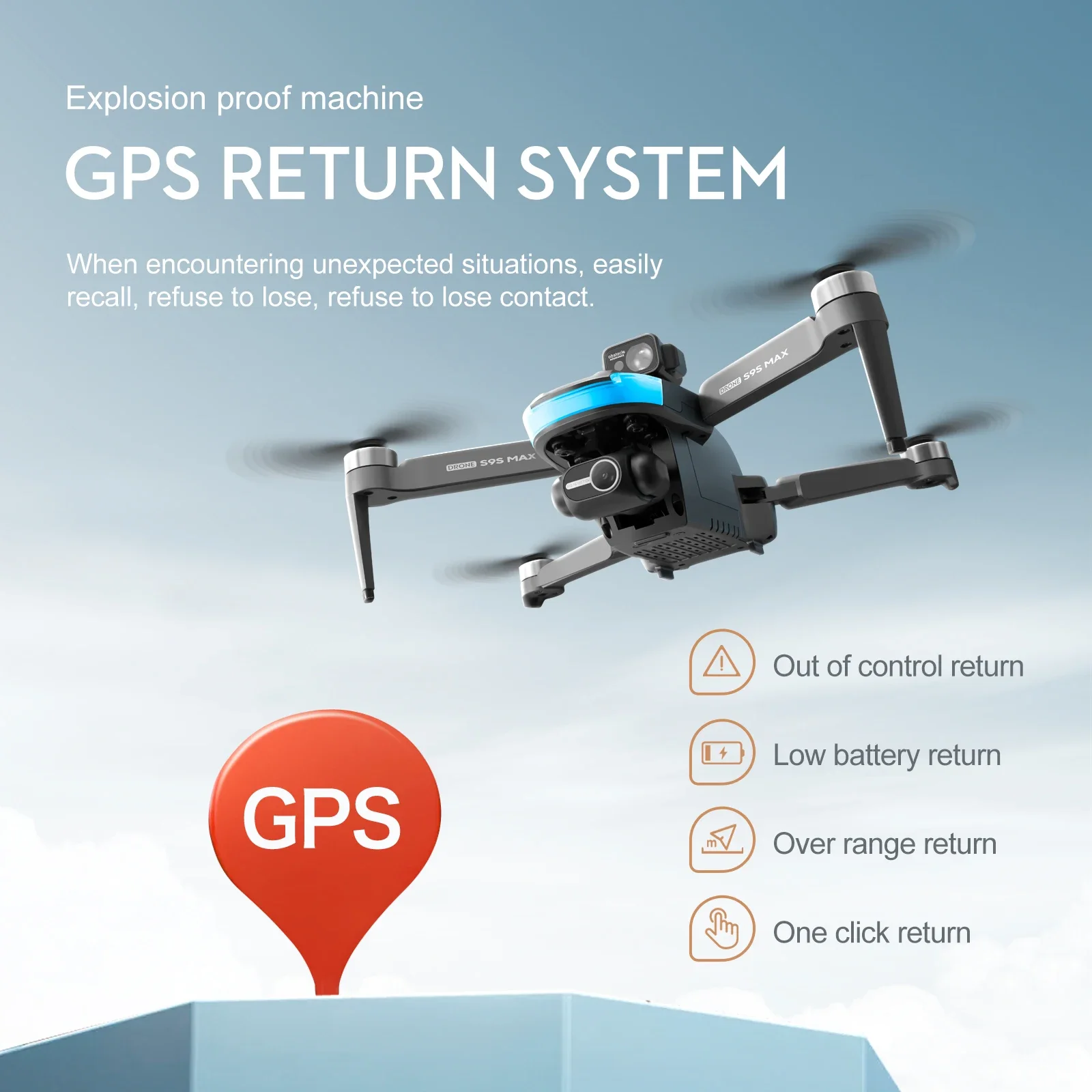 NEW S9S MAX MINI Drone 4K 2-Ax - đánh giá và giá Gps Module Drone