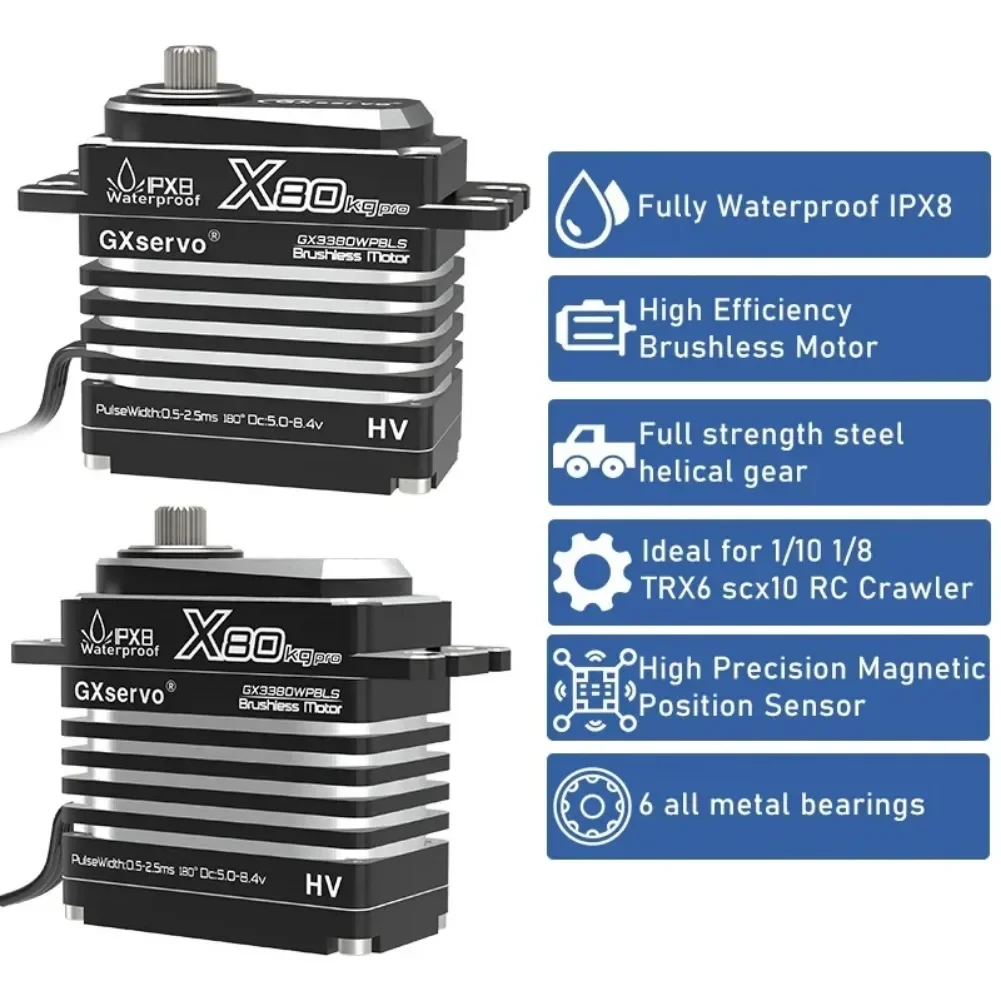 80KG Digital Servo Motor All M - đánh giá và giá Rc Car Servo