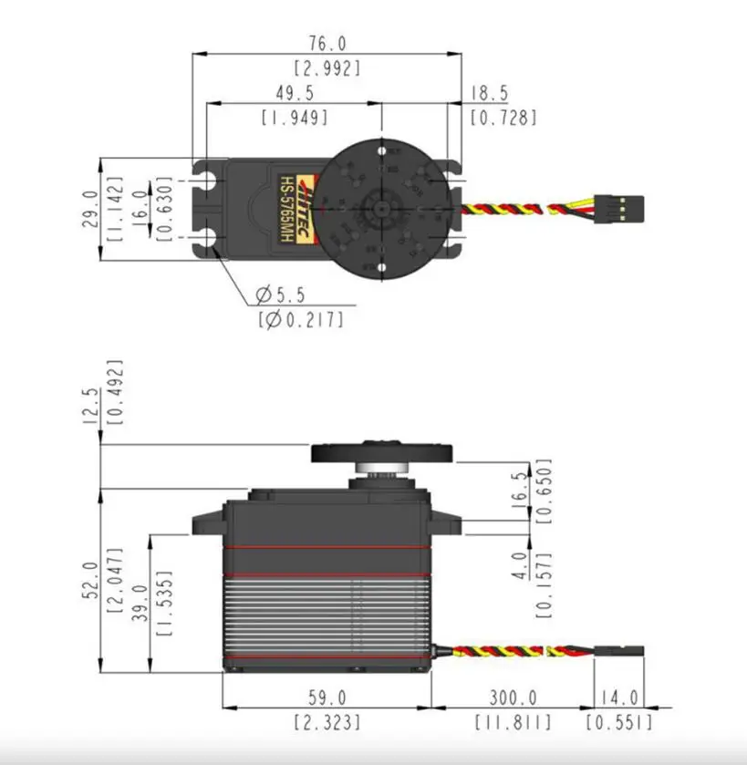 HS-5765MH High Voltage Program - đánh giá và giá Rc Transmitter