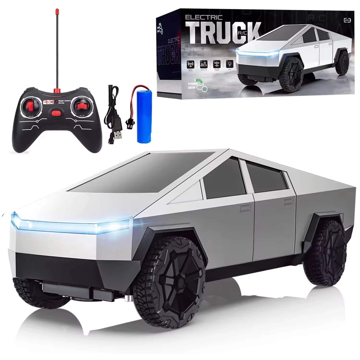 1:24 RC Cybertruck Pickup 4WD  - đánh giá và giá Drone Or Rc Car