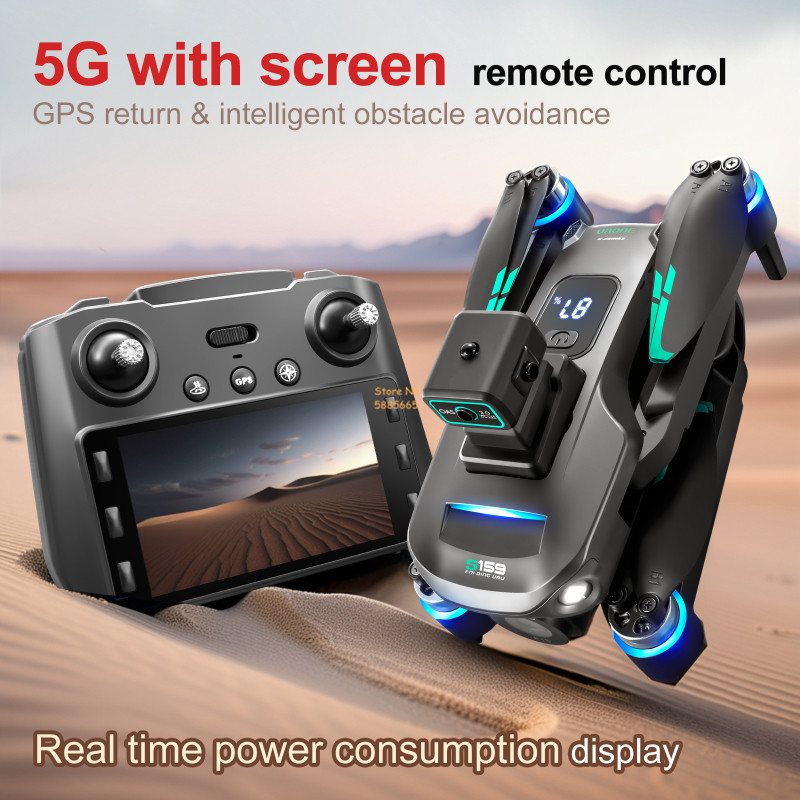 8K Dual Camera 5G WIFI FPV Rem - đánh giá và giá Gps Module Drone