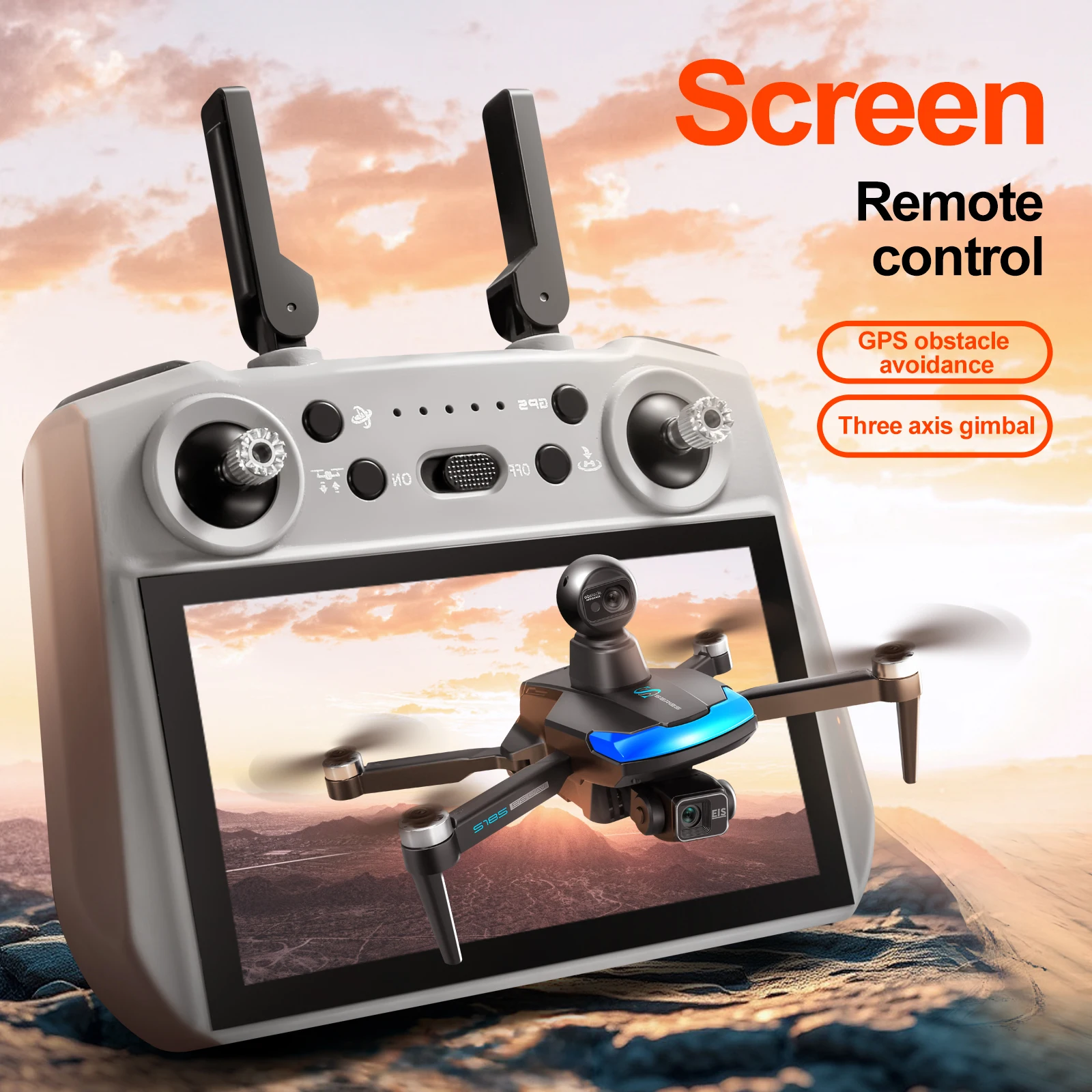 S185 Professional Drone 2.7K H - đánh giá và giá Drone Gps Rc Tt36