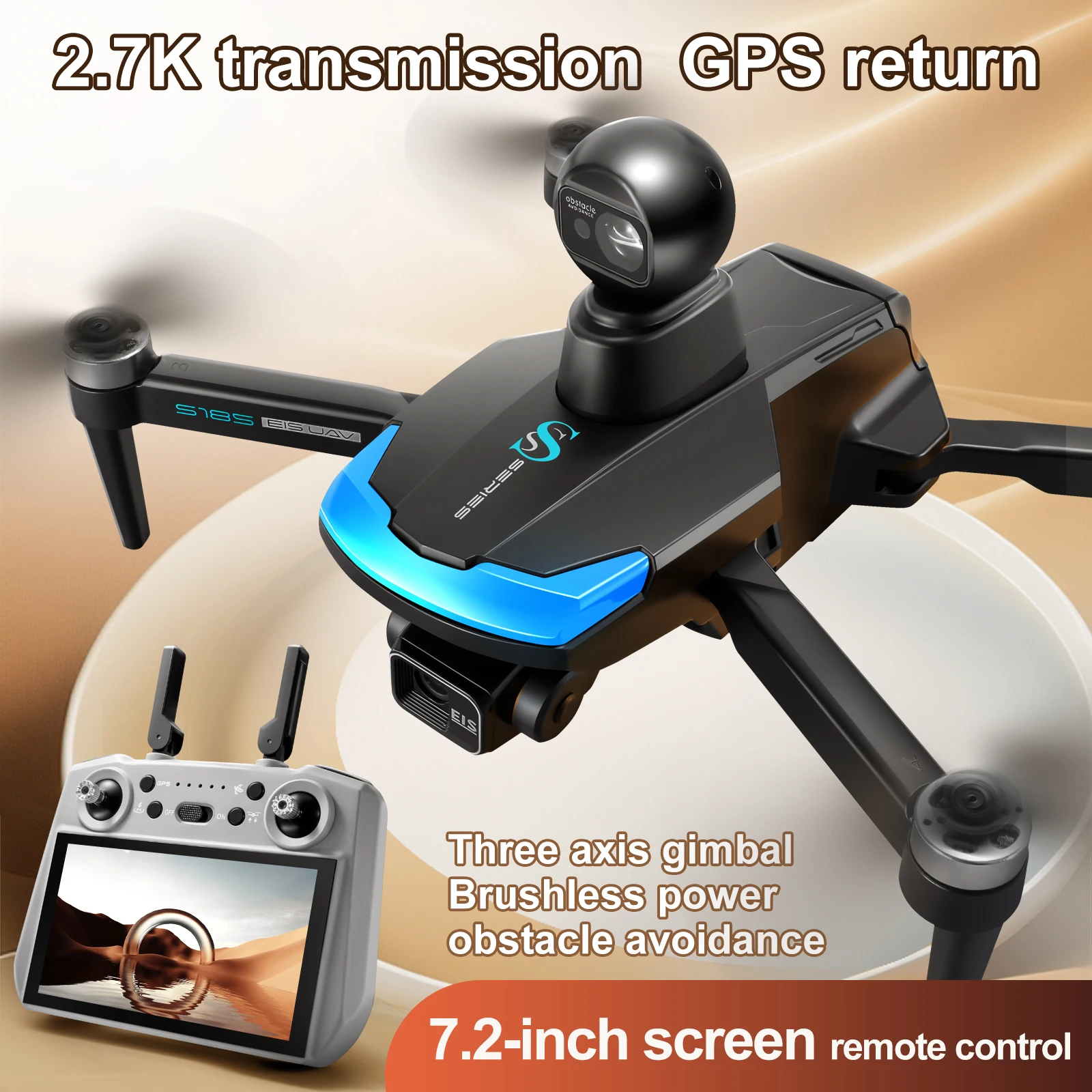 S185 Professional Drone 2.7K H - đánh giá và giá Drone Gps Rc Tt36