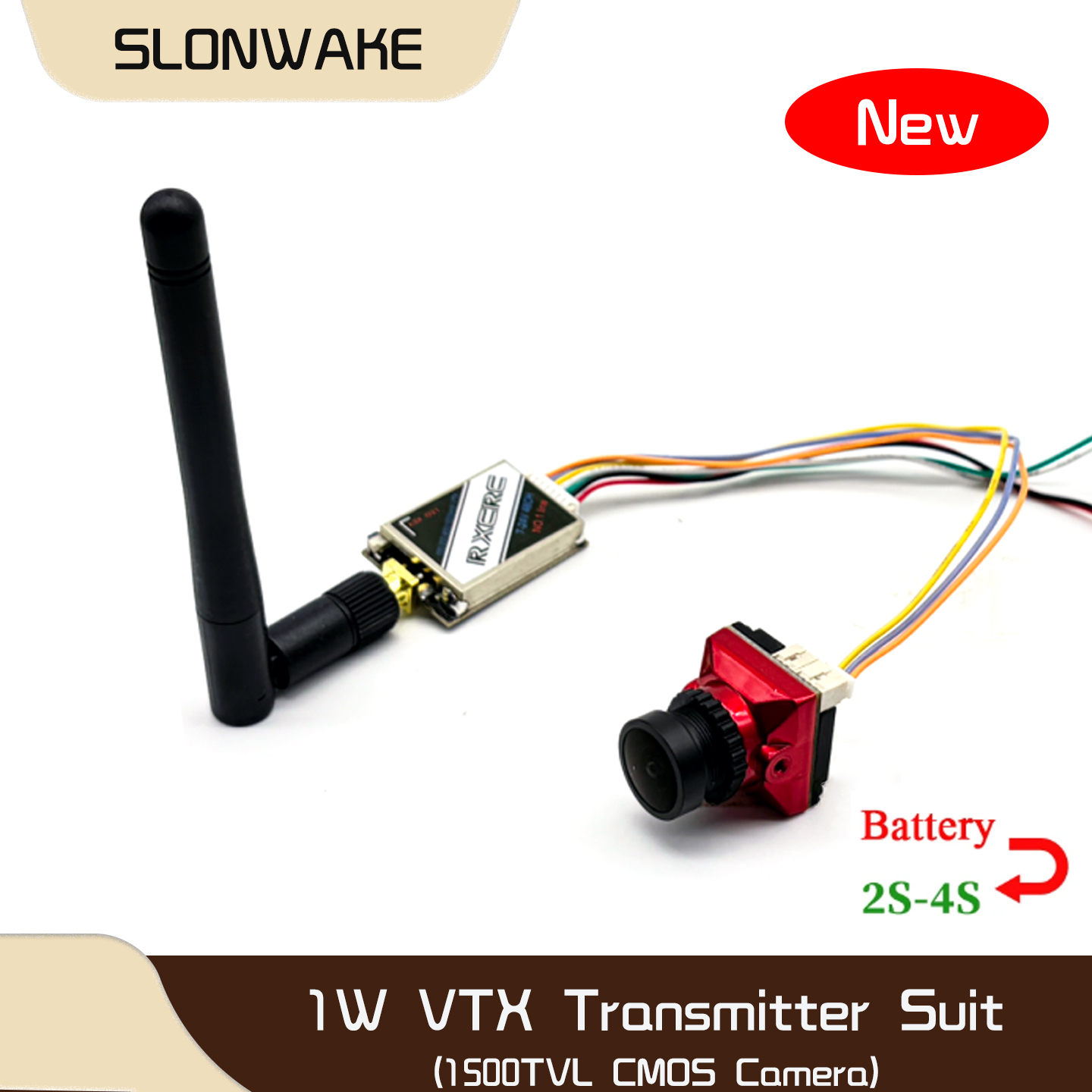 SLONWAKE  5.8G 48CH 1W VTX 100 - đánh giá và giá Receiver Rc Drone