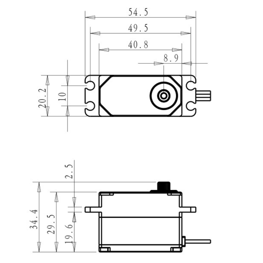 Dsservo BLS4355 55KG Low-profi - đánh giá và giá Rc Car Servo