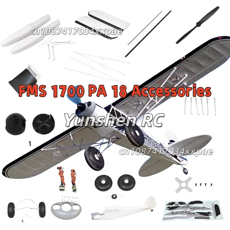 FMS RC Plane Decals For 1700mm - đánh giá và giá Plane Drone Rc