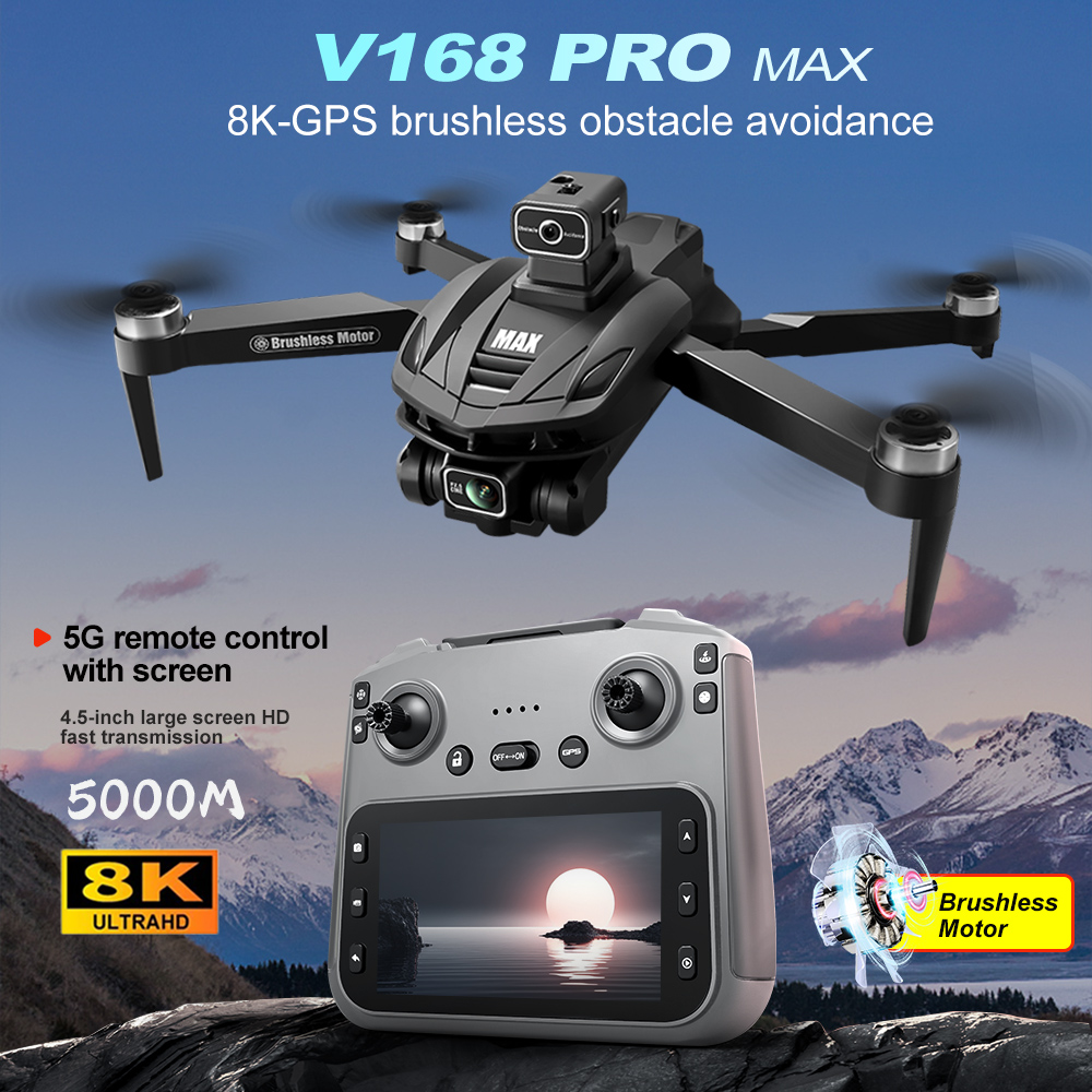 V168 PRO Max GPS Drone 8K Prof - đánh giá và giá Drone Rc Gps