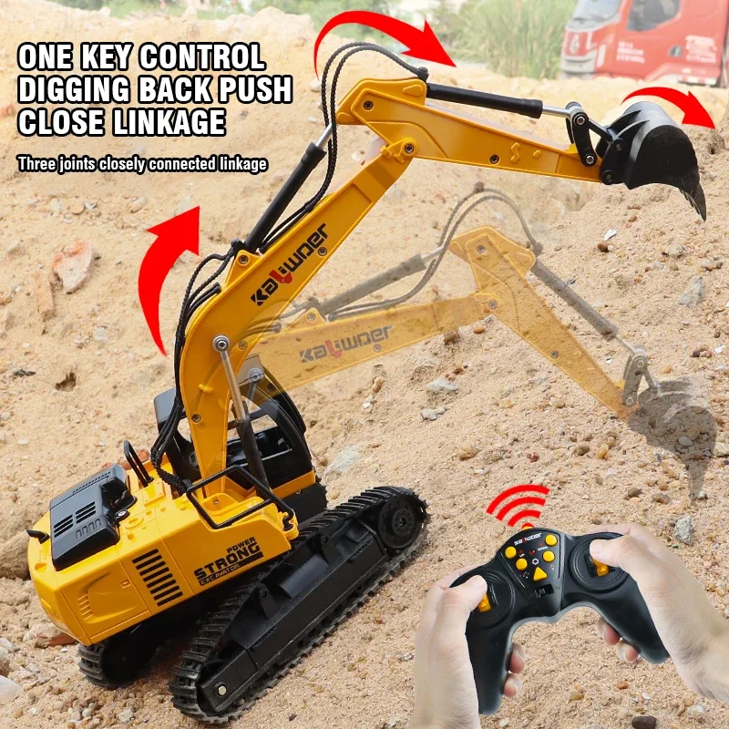 Huina Rc Excavator 1/24 9Ch Re - đánh giá và giá Drone Or Rc Car