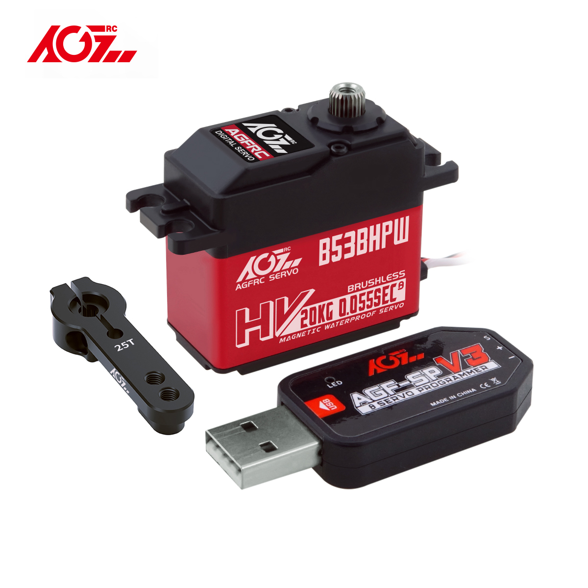 AGFRC Servo B53BHPW HV Super S - đánh giá và giá Rc Car Servo