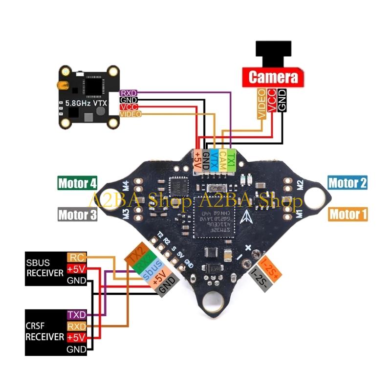 A2BA F4DC Bộ điều khiển Betafl - đánh giá và giá Betaflight Flight Controller