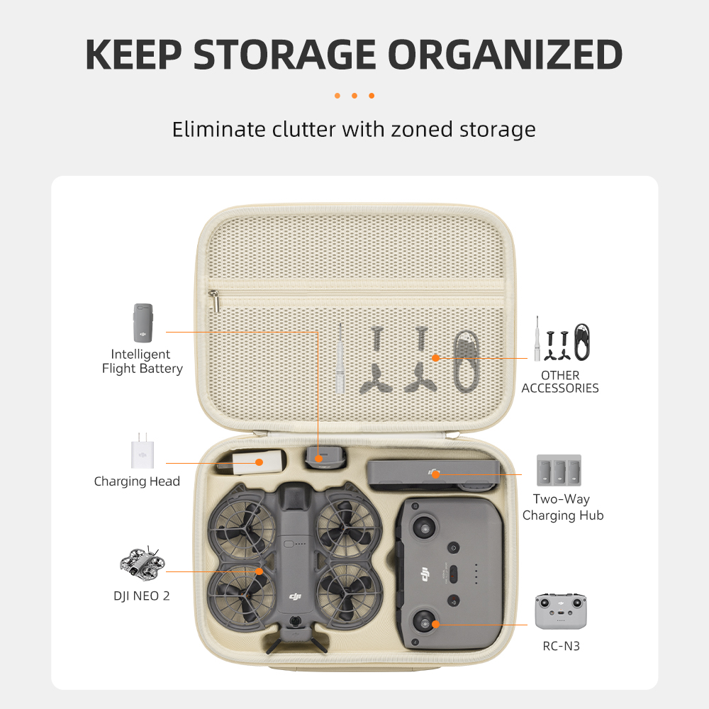Storage Bag for DJI Neo 2 Fly  - đánh giá và giá Drone Rc Cover