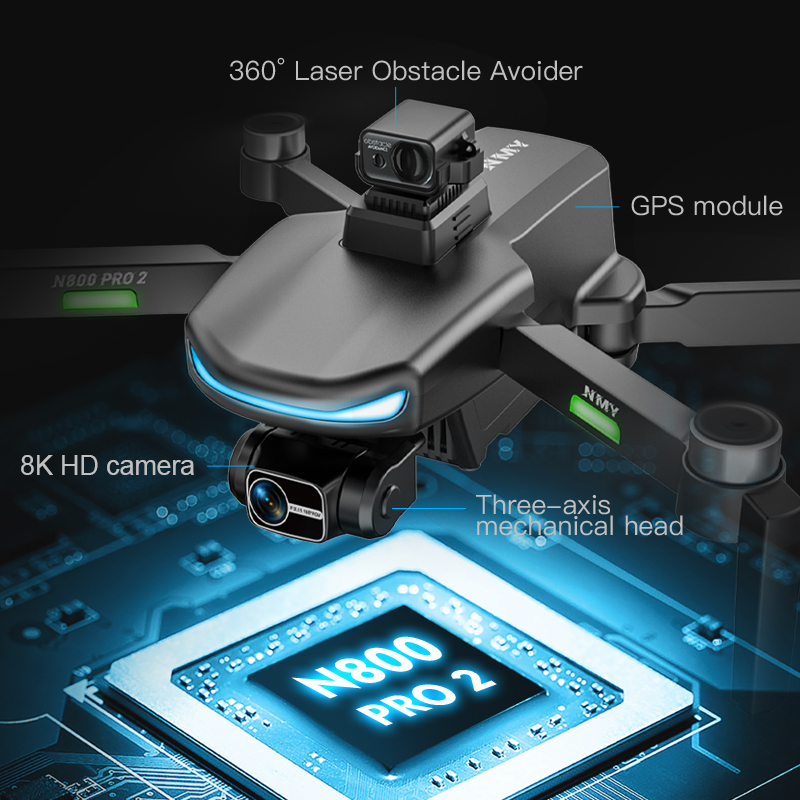 N800 PRO 2 GPS Drone Professio - đánh giá và giá Drone Gps Rc Tt36