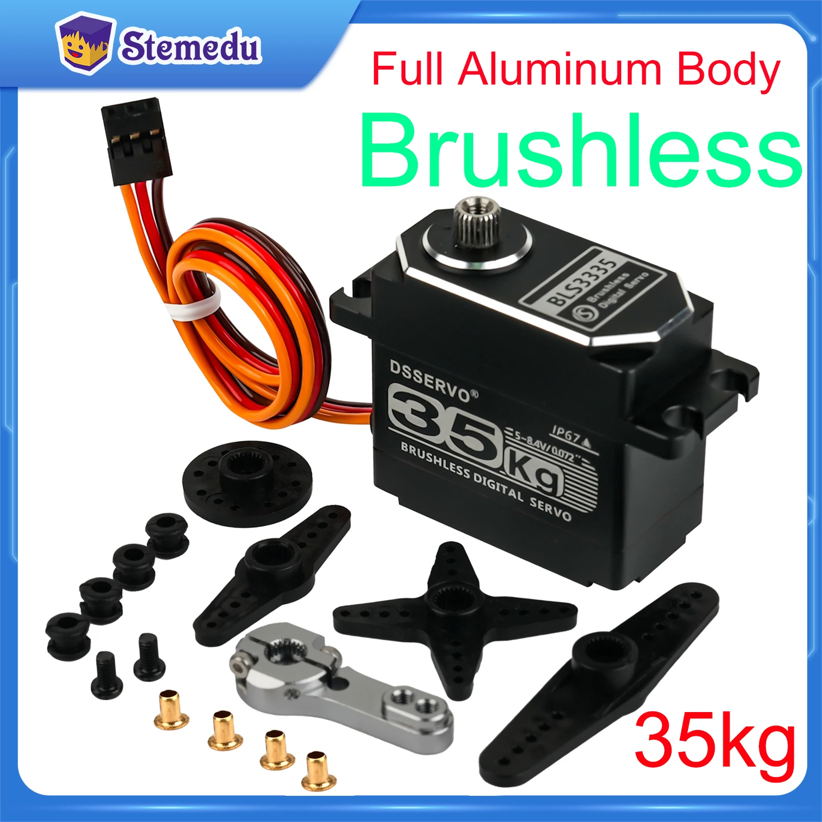 35KG BLS3335 Digital Servo Mot - đánh giá và giá Rc Car Servo