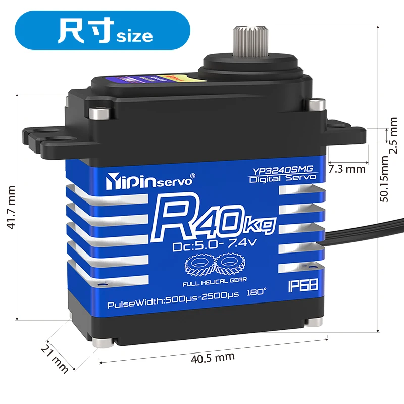4PCS YiPinservo 40kg Metal Gea - đánh giá và giá Rc Car Servo
