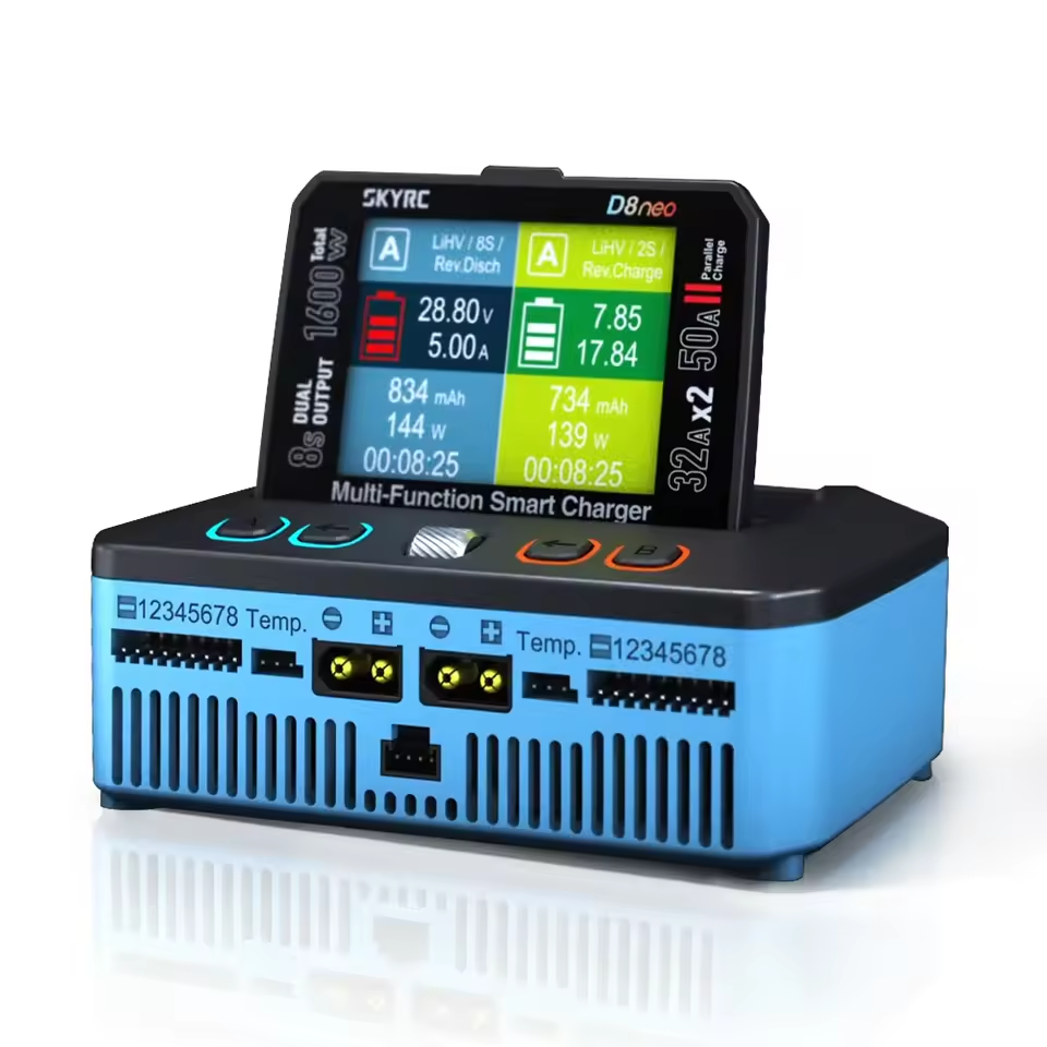 SKYRC D8neo Smart Charger Dual - đánh giá và giá Lipo Battery Charger