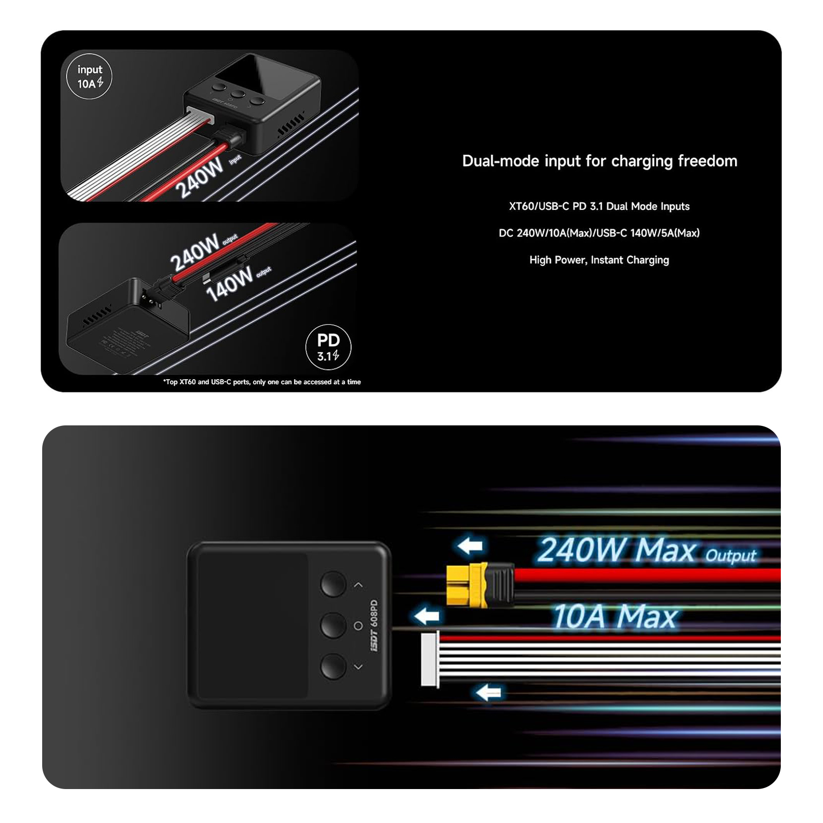 ISDT 608PD Smart Balance Charg - đánh giá và giá Lipo Battery Charger
