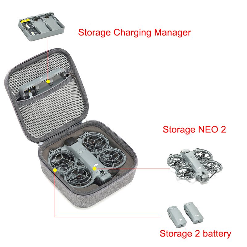 Carrying Shockproof Case for D - đánh giá và giá Drone Dji Rc 2
