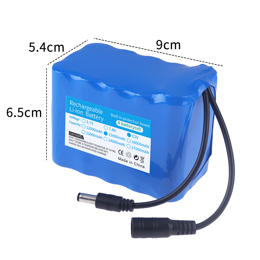 Fishing Battery 12v 3S5P 15Ah  - đánh giá và giá Lipo Battery Charger