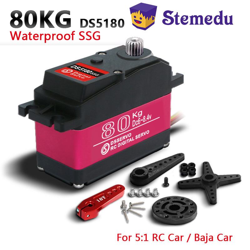 Dsservo Waterproof DS5180 80KG - đánh giá và giá Rc Car Servo