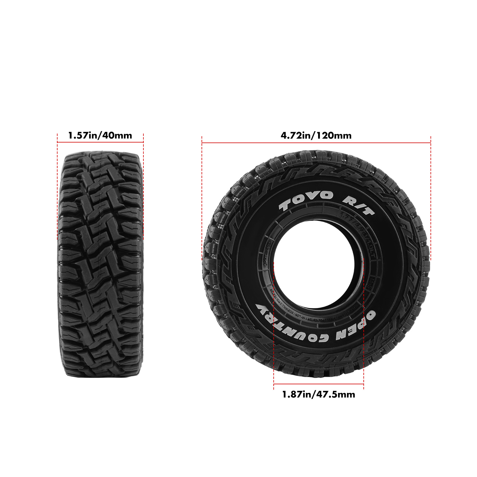 1.9 Inch RC Rock Crawler Tires - đánh giá và giá Rc Rock Crawler