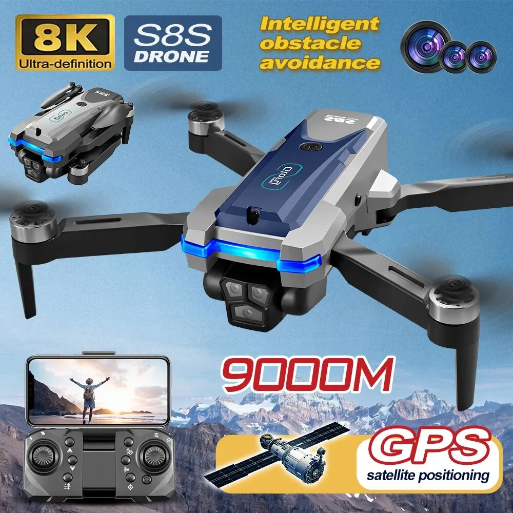 S8S GPS Drone 5G Wifi 8K HD Du - đánh giá và giá Gps Module Drone