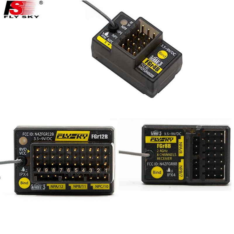 Flysky FGr4B FGr8B FGr12B 2.4G - đánh giá và giá Telemetry Module Rc