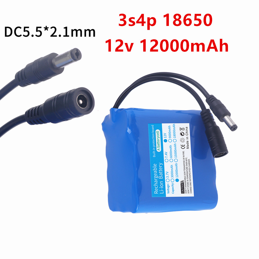 12V 12000mah Battery 3S4P Real - đánh giá và giá Lipo Battery Charger